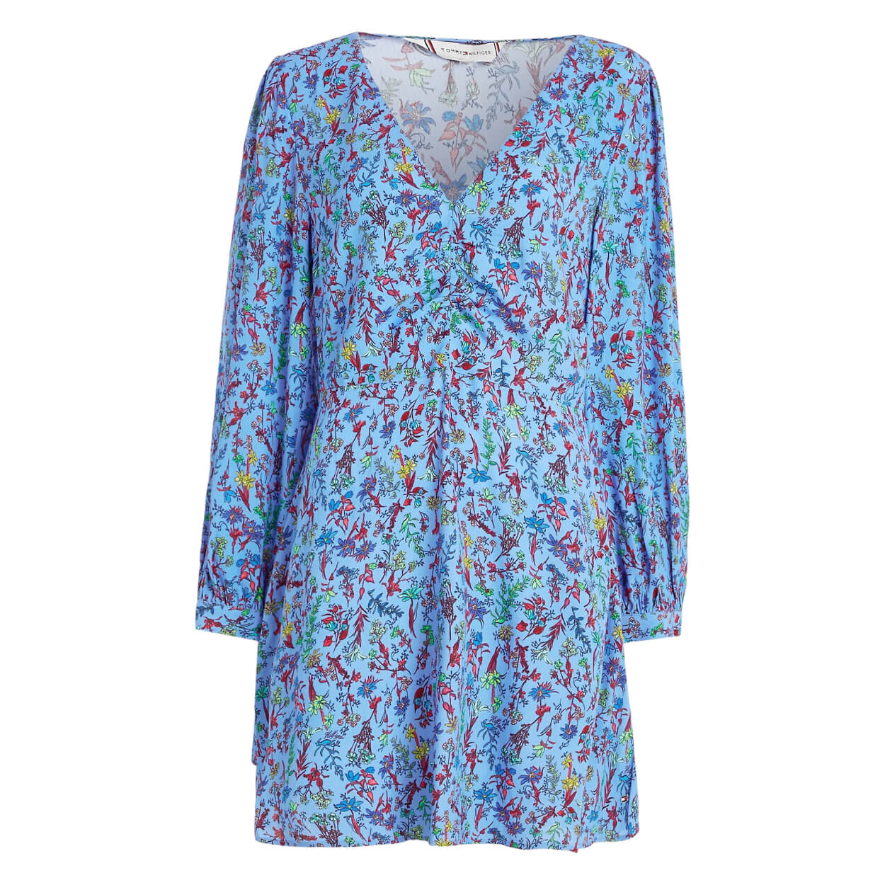 

Платье Tommy Hilfiger Floral Crepe, голубой
