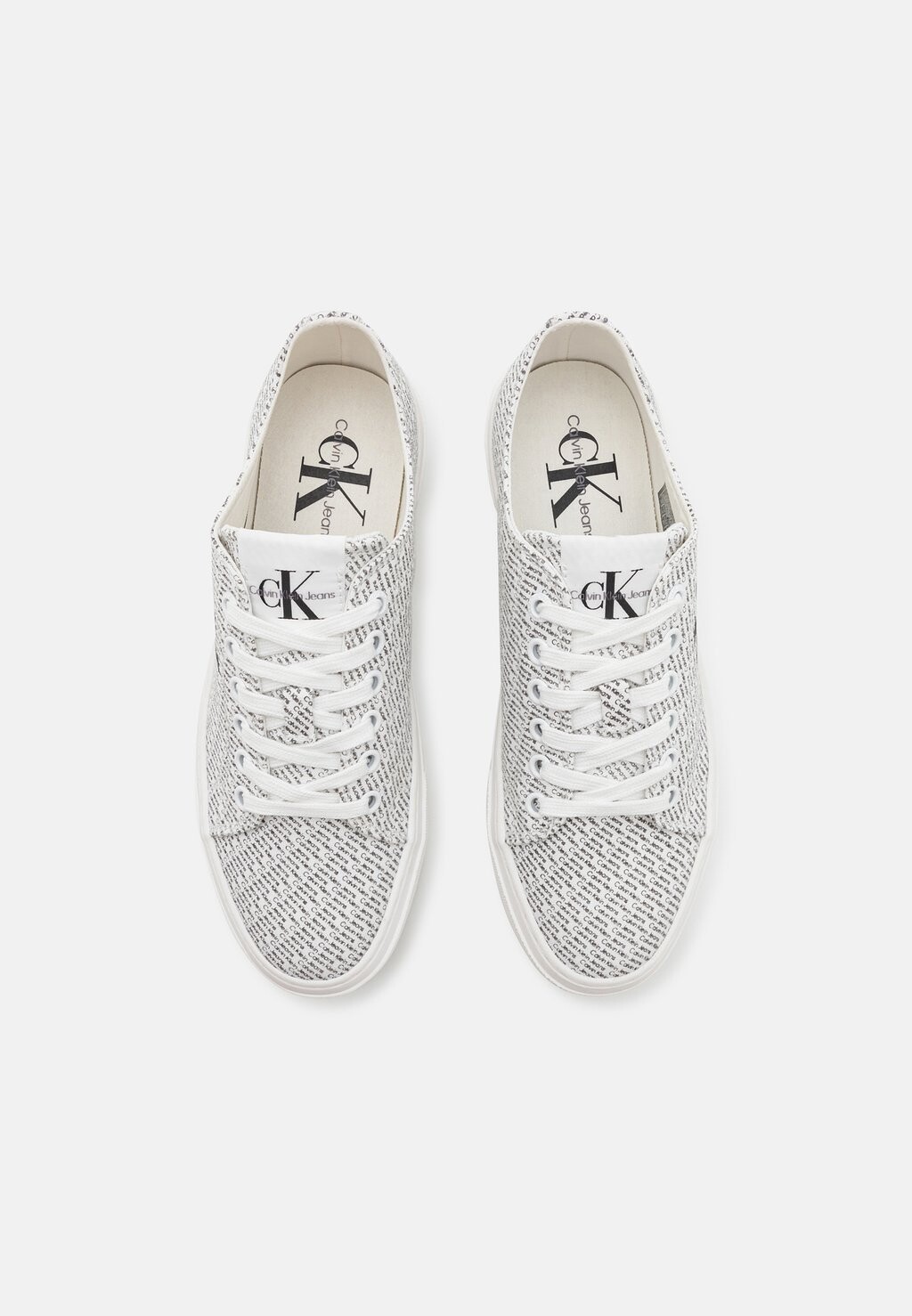 

Кроссовки Flatform Cupsole Calvin Klein, белый