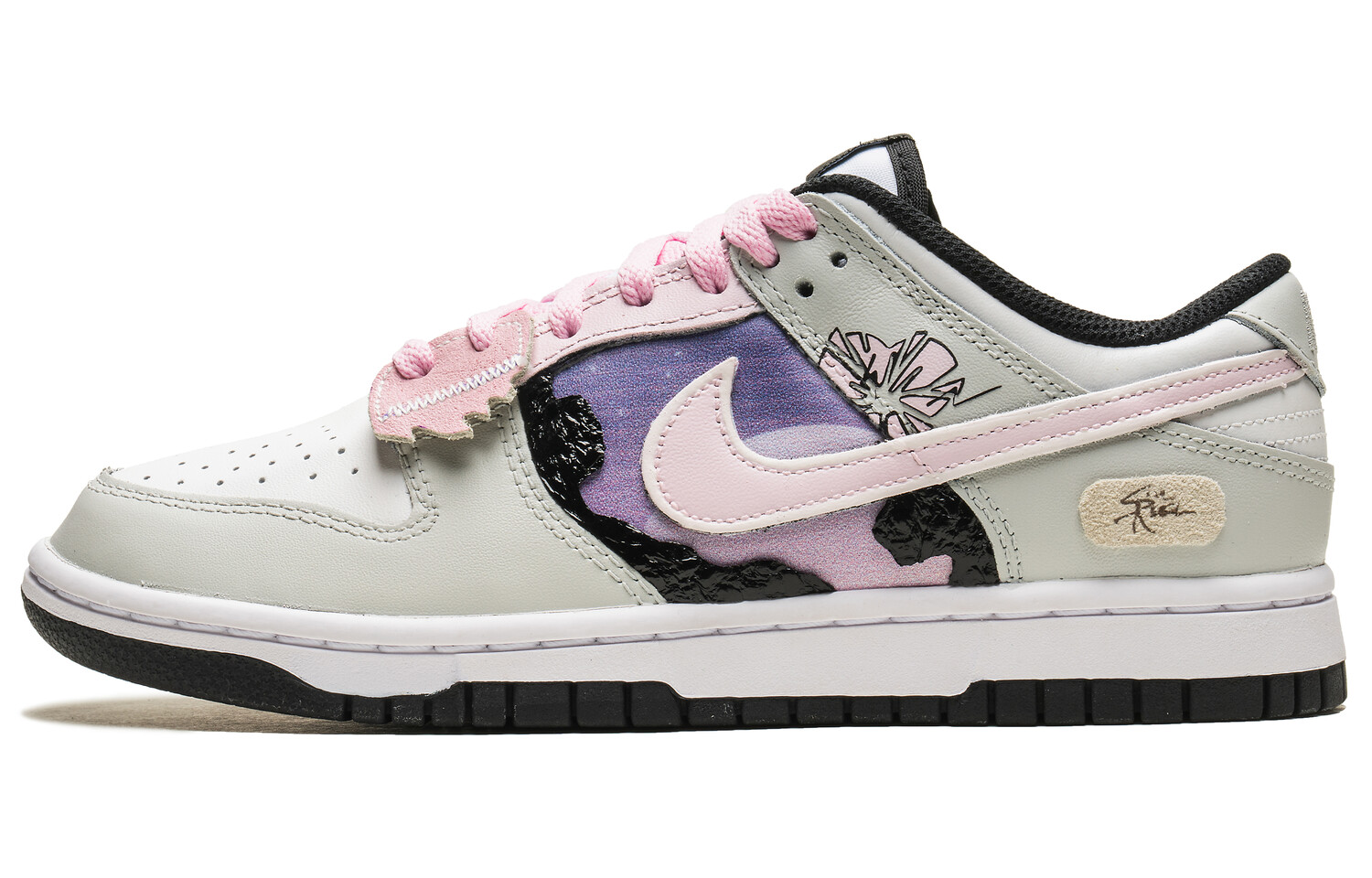 

Кроссовки Nike Skateboarding Shoes Women's Low-top Pink/Grey, розовый