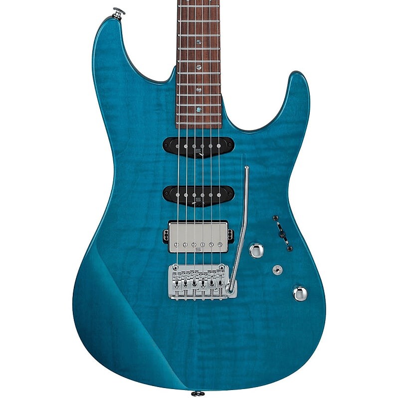 

Электрогитара Ibanez Martin Miller Signature Electric Guitar - Transparent Aqua Blue