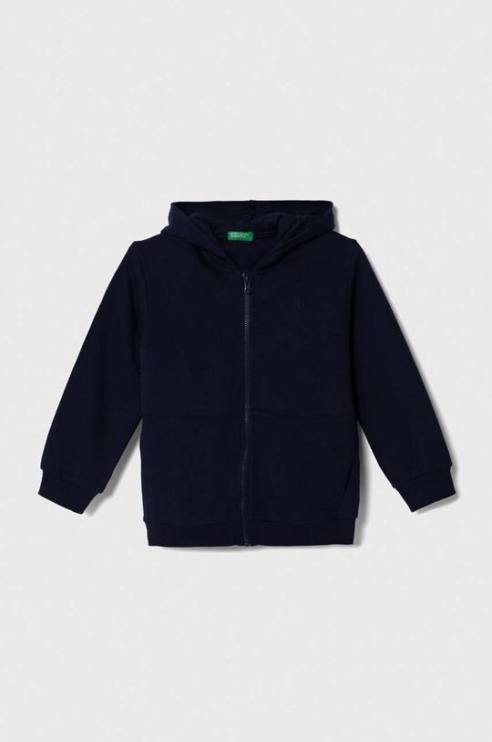 

Детская хлопковая толстовка United Colors of Benetton, темно-синий