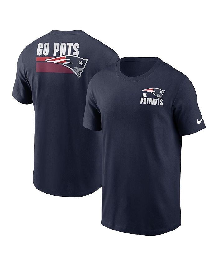 

Мужская темно-синяя футболка New England Patriots Blitz Essential Nike, синий