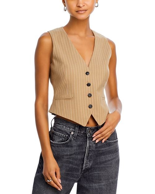 

Полосатый жилет Прия rag & bone, цвет Tan/Beige