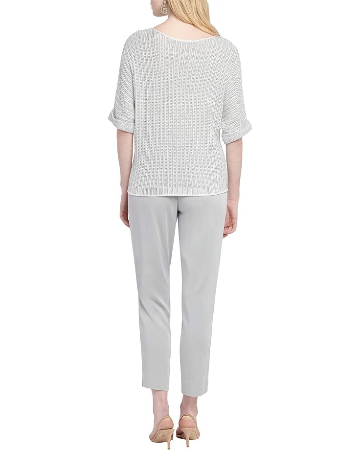 

Свитер NIC+ZOE Petite Glow For It Sweater, цвет Pale Smoke