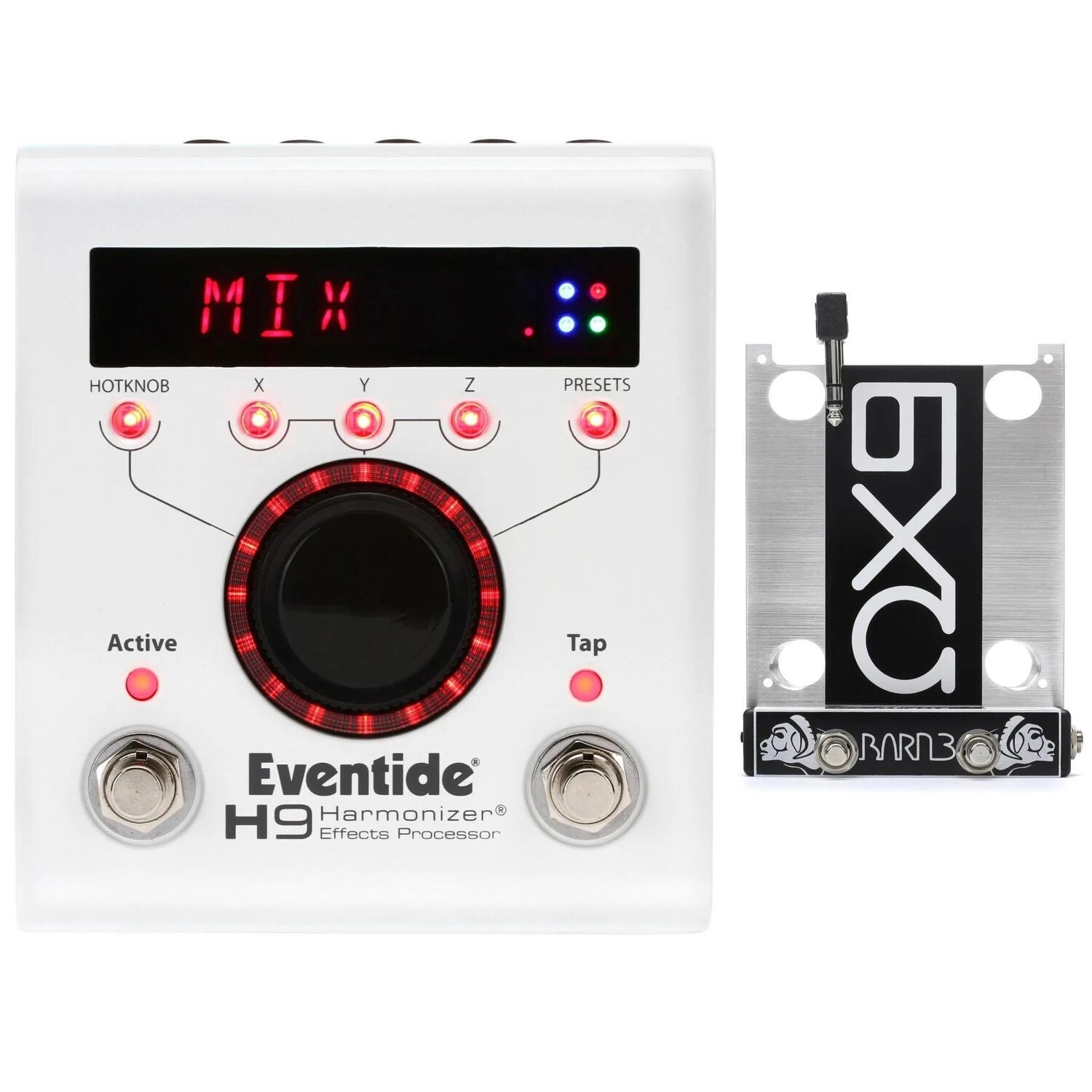 

Педаль мультиэффектов Eventide H9 Max и дополнительный переключатель Barn3 OX-9
