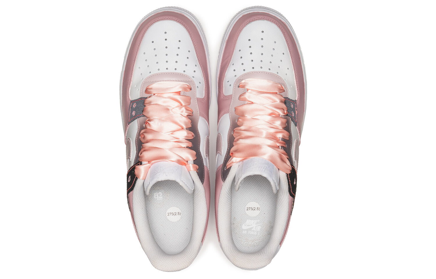

Кроссовки Nike Air Force 1 Skateboarding Shoes Women's Low-top Pink, черный