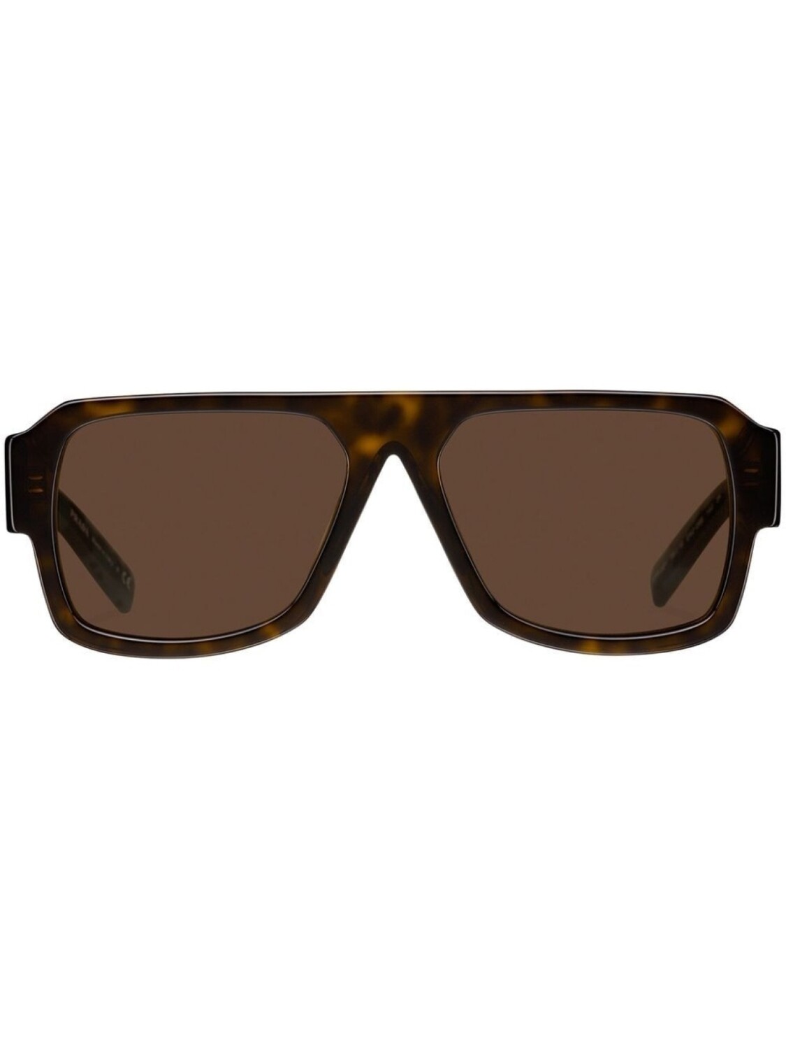 

Prada Eyewear солнцезащитные очки-пилоты Symbole, коричневый