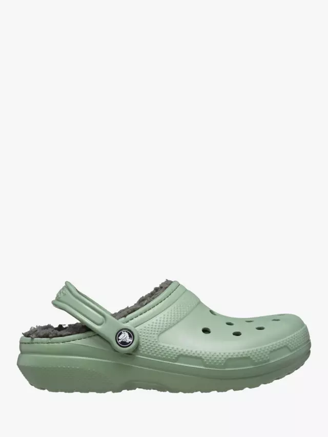 

Сабо Crocs Classic Lined, цвет moss