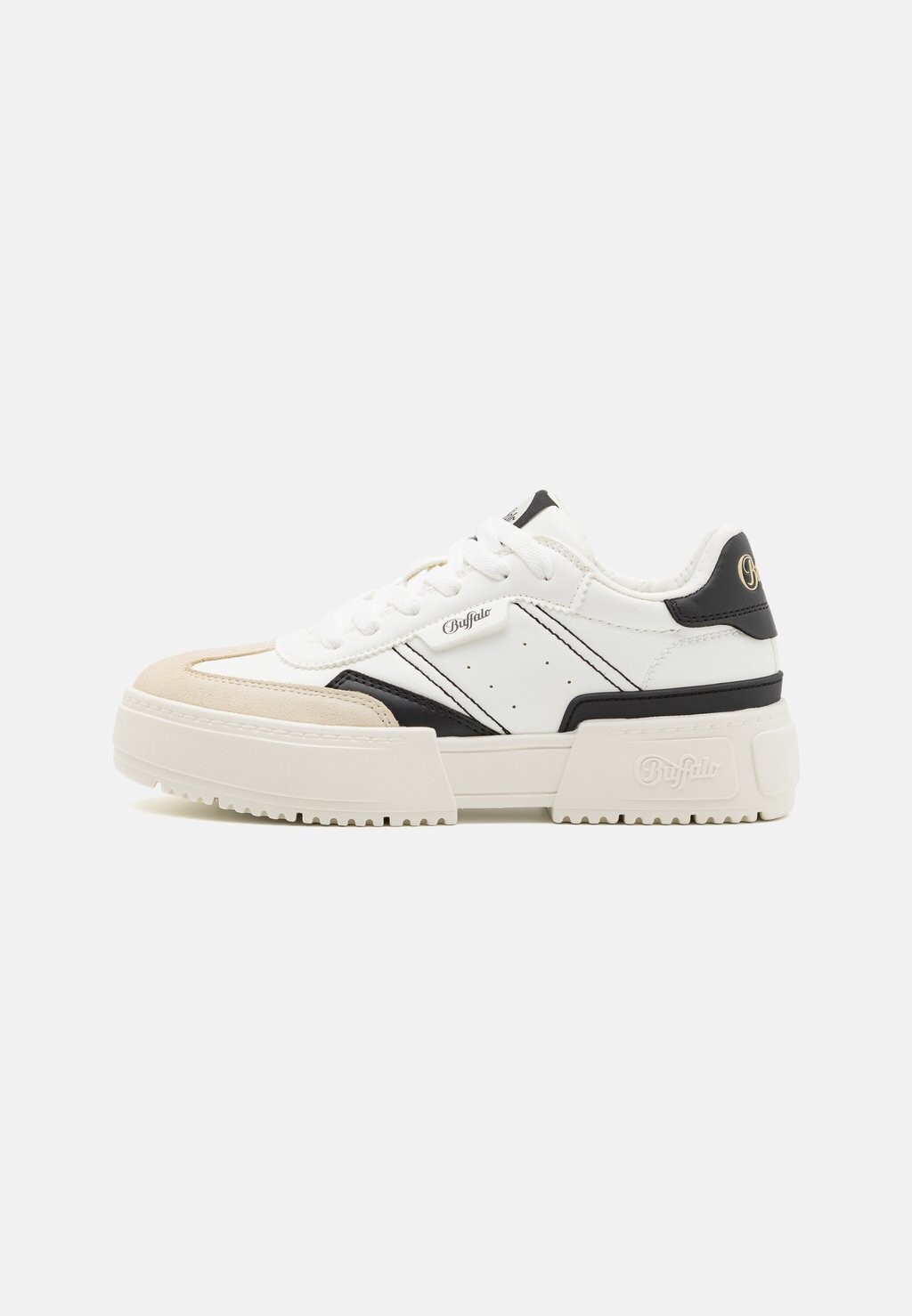 

Низкие кеды Buffalo, цвет cream/white/black