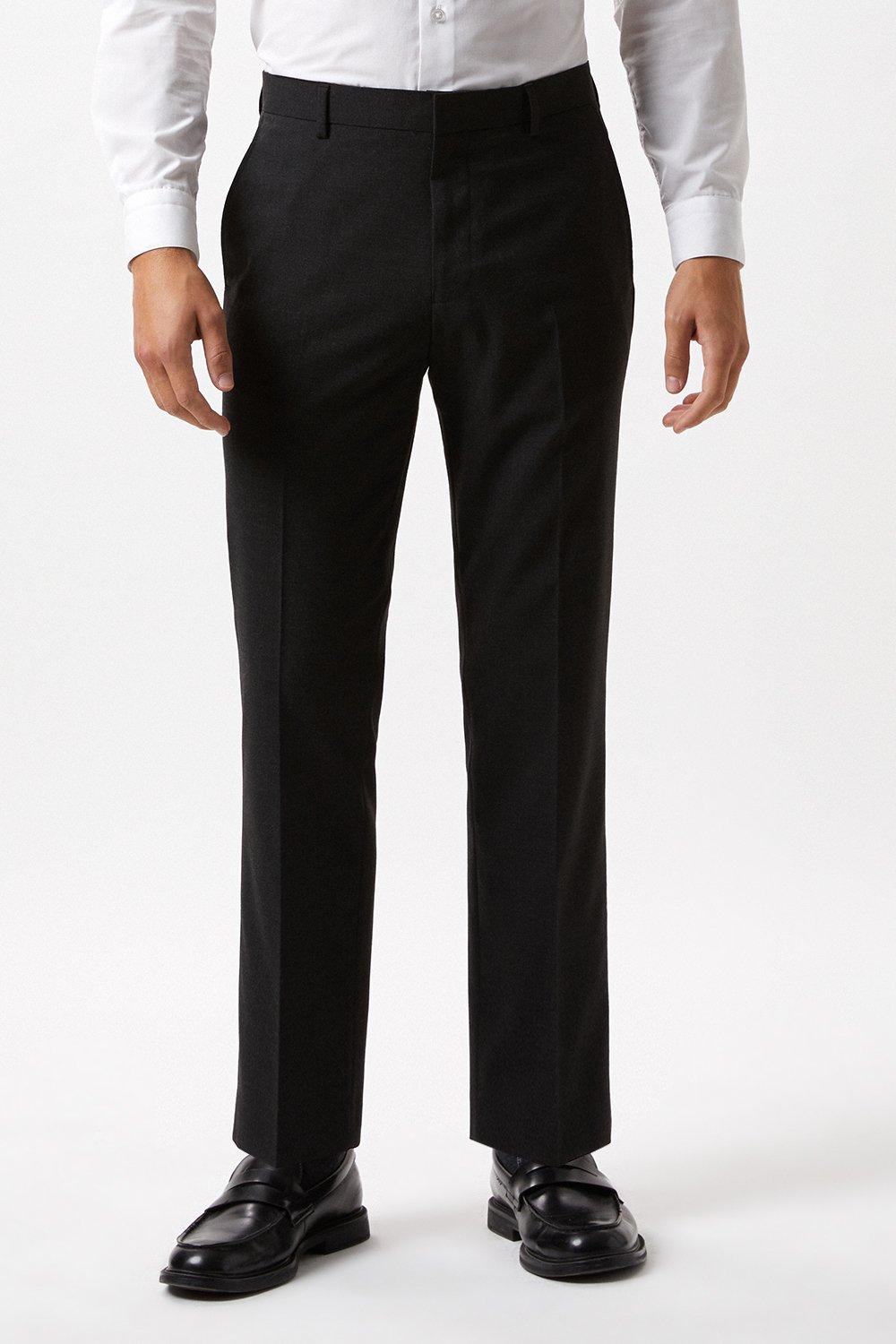 Темно-серые костюмные брюки скинни Essential Burton, серый