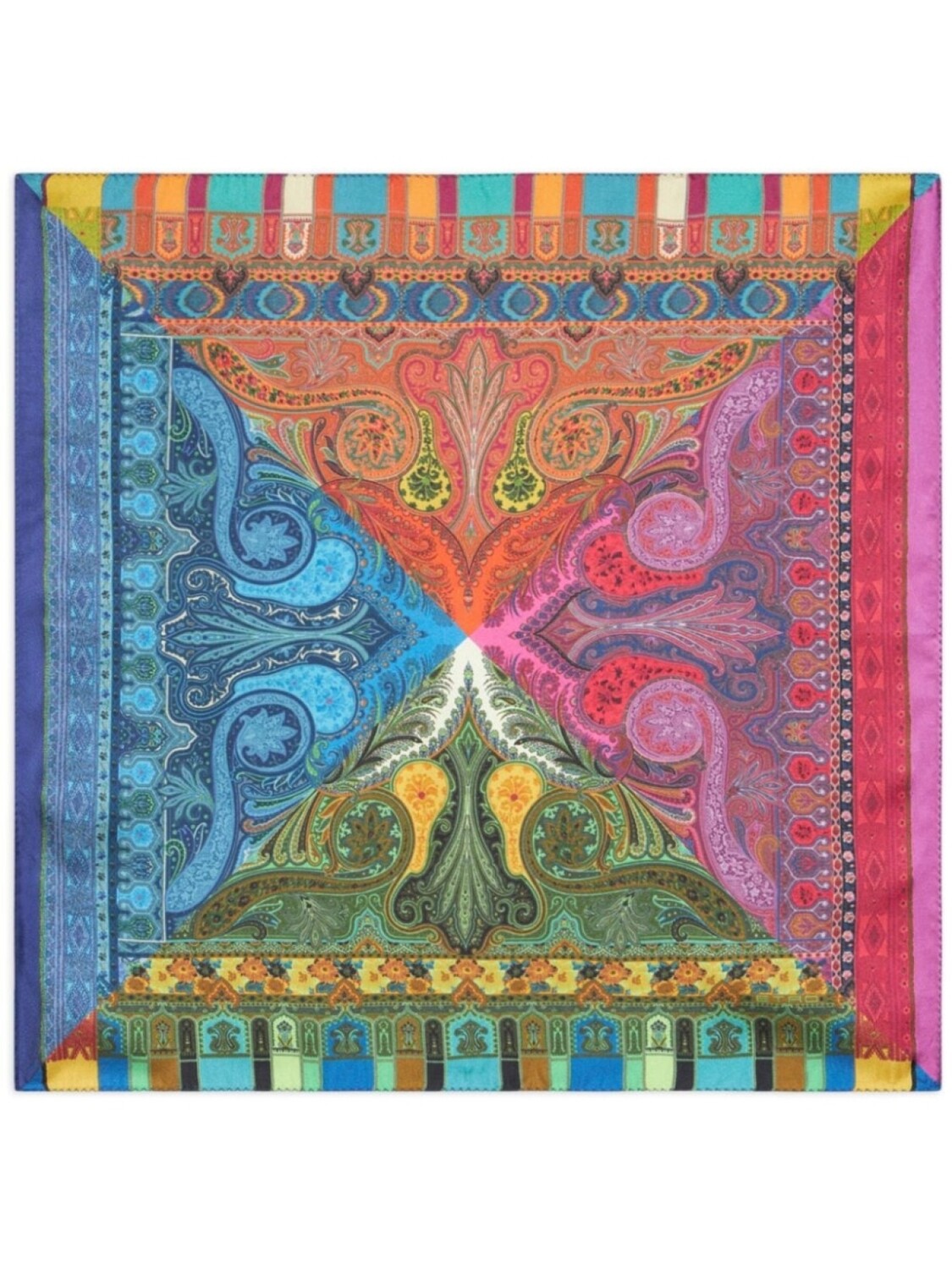 

ETRO шелковый платок-паше с принтом пейсли, розовый