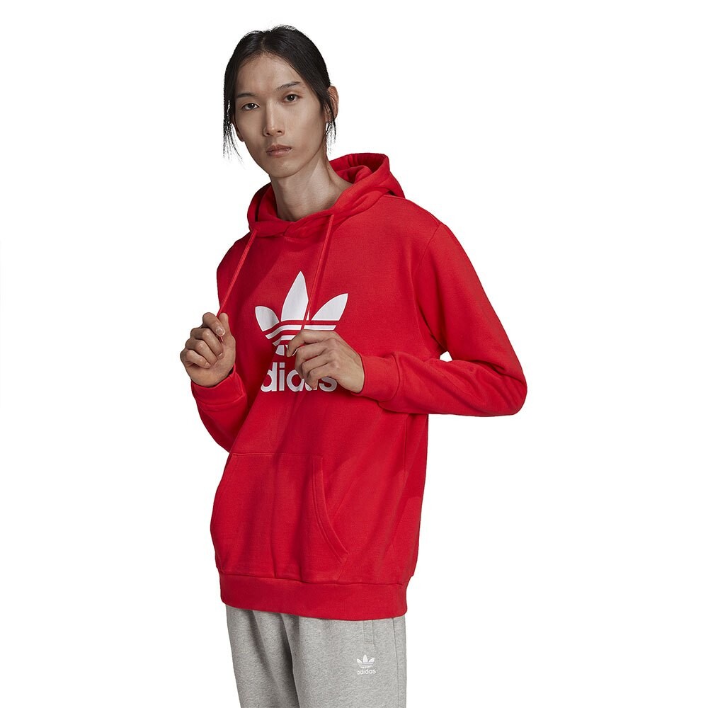 

Худи adidas Originals Trefoil, красный