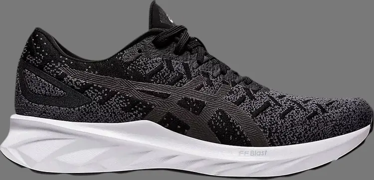 

Кроссовки dynablast 'black graphite grey' Asics, черный