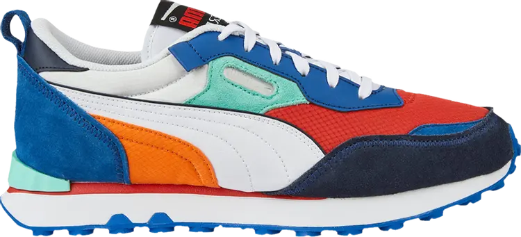 

Кроссовки Puma Rider FV Future Vintage - Blue Burnt Red, разноцветный