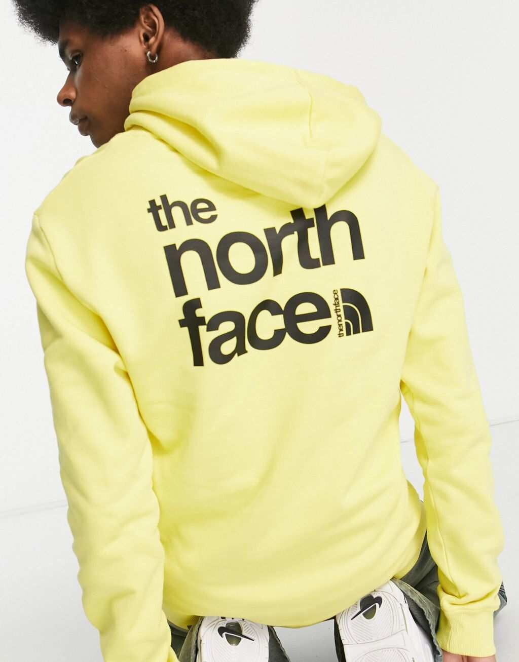 

Желтая худи с принтом на спине The North Face Coordiantes, Желтый