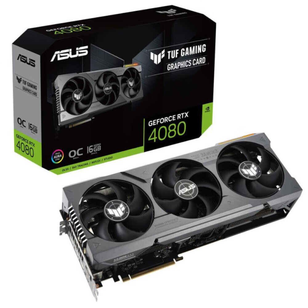 

Видеокарта дискретная ASUS TUF Gaming GeForce RTX 4080 OC Edition 16GB