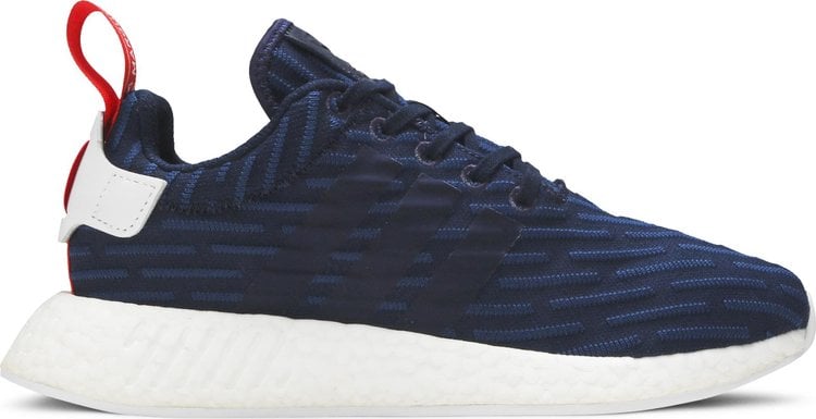 Кроссовки Adidas NMD_R2 PK 'Collegiate Navy', синий - фото