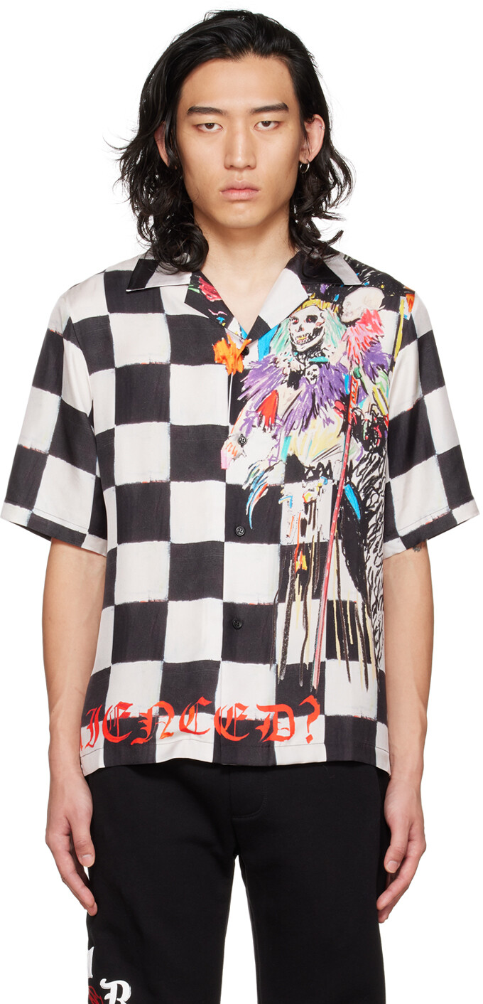 

Разноцветная рубашка с черепом Wes Lang Edition AMIRI