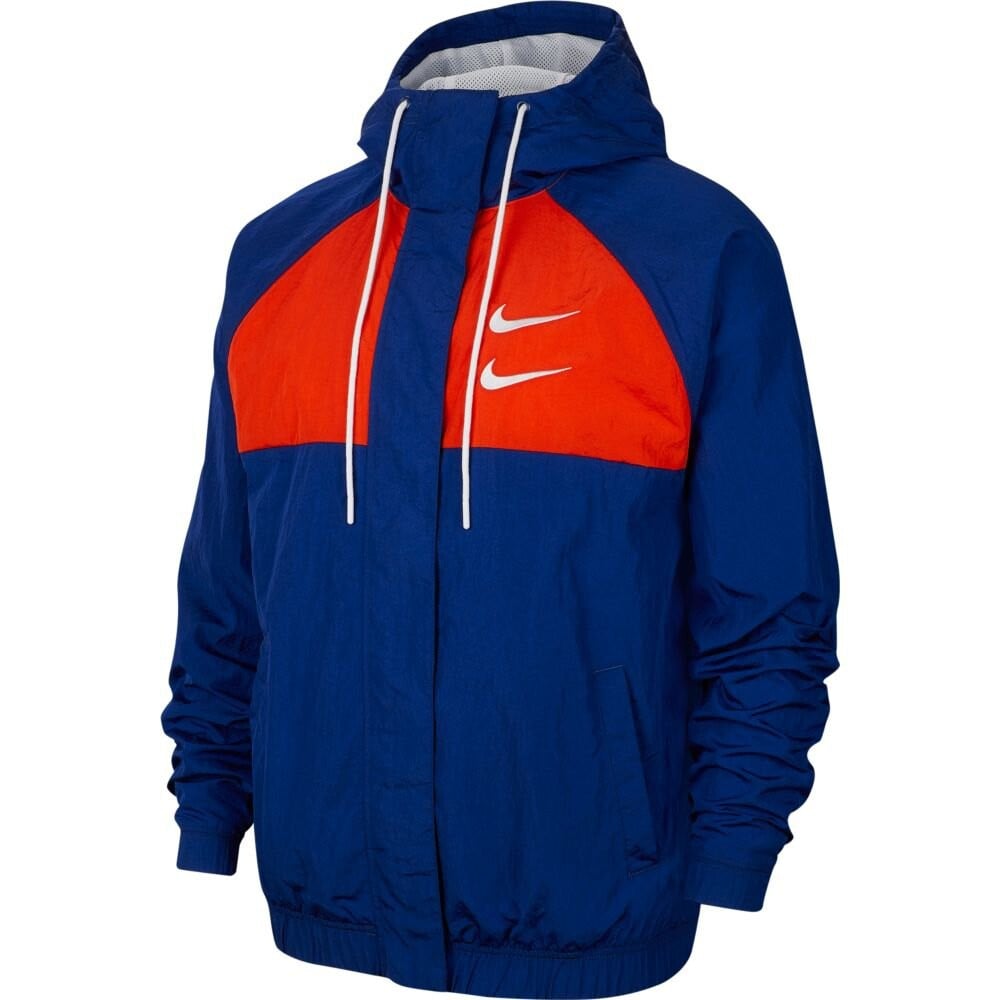 

Куртка Nike Sportswear Swoosh, синий/мультиколор