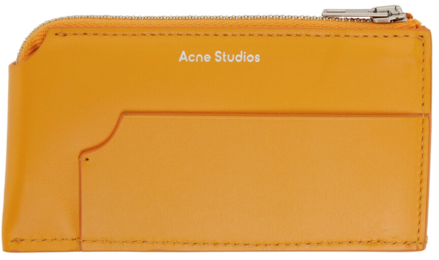 

Желтый кошелек на молнии Acne Studios