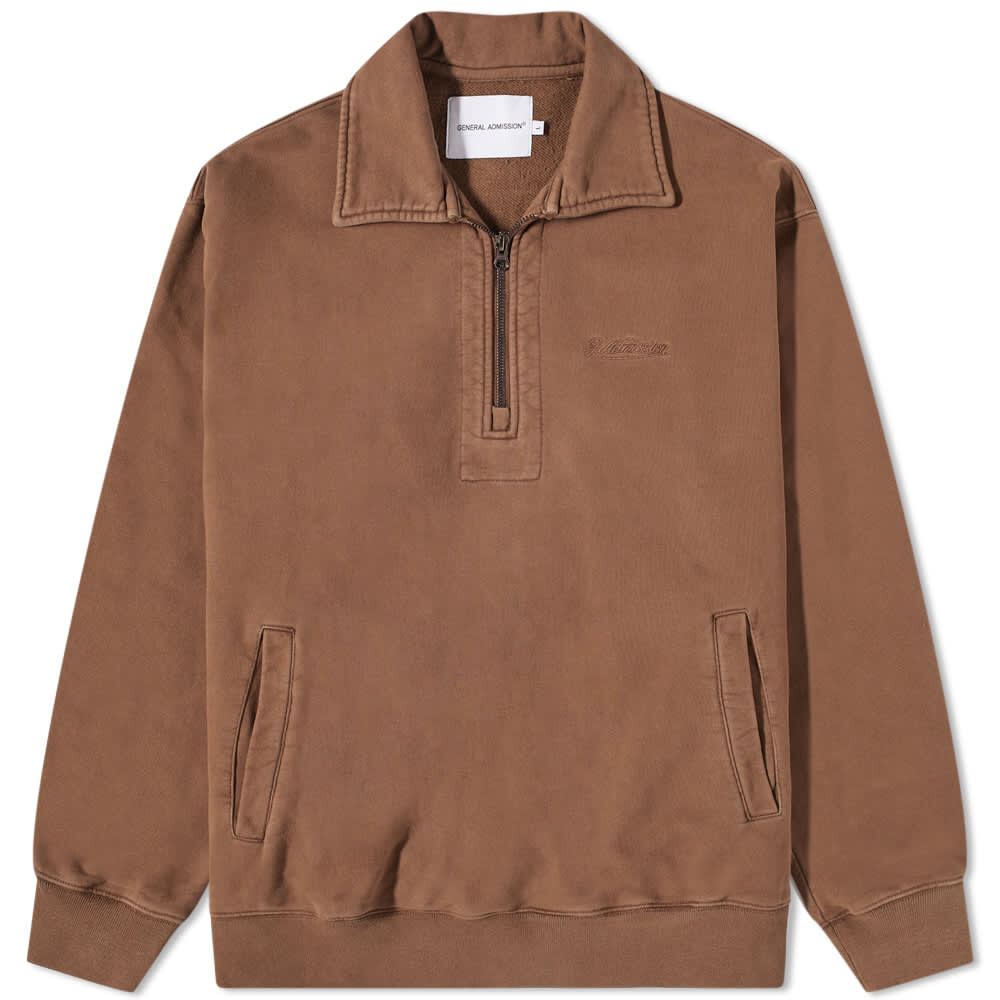 

Толстовка General Admission Lincoln Half Zip Sweat, Коричневый