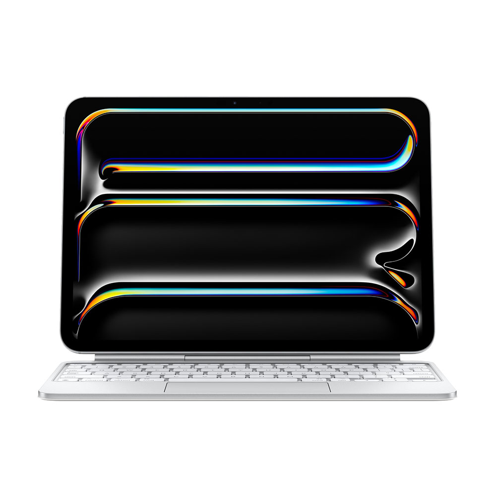 Клавиатура Apple Magic Keyboard для iPad Pro 11 (M4), US English, белый клавиатура apple magic keyboard для ipad pro 12 9 us english белый