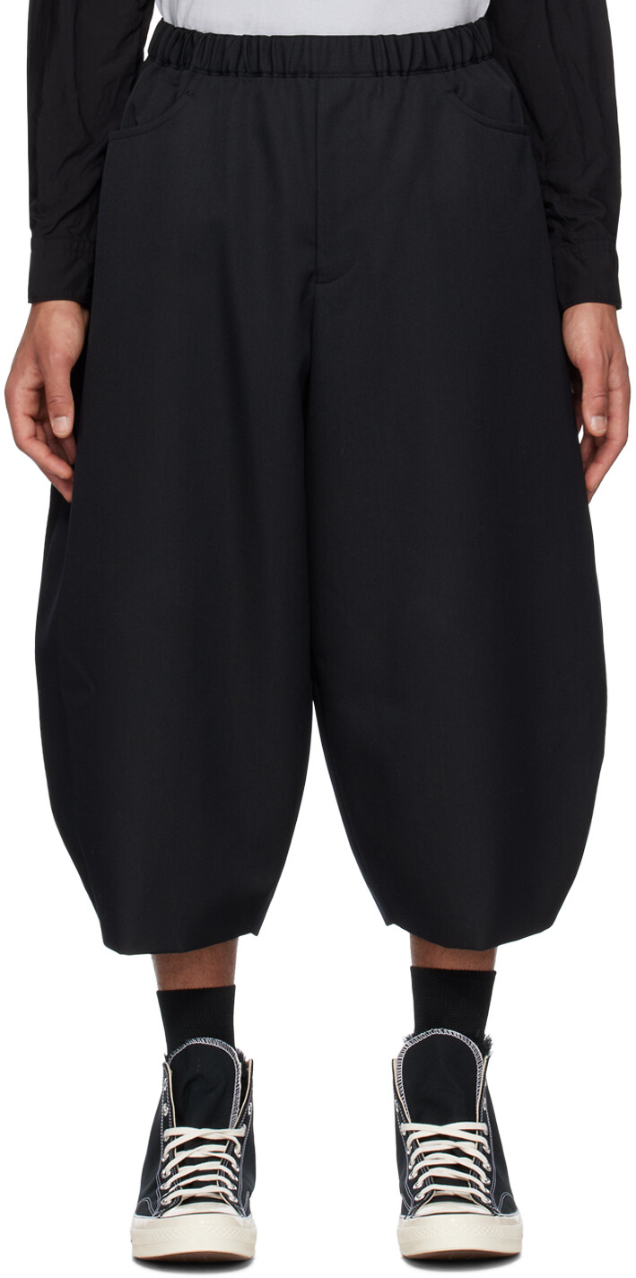 

Черные брюки с кулиской Black Comme des Garçons