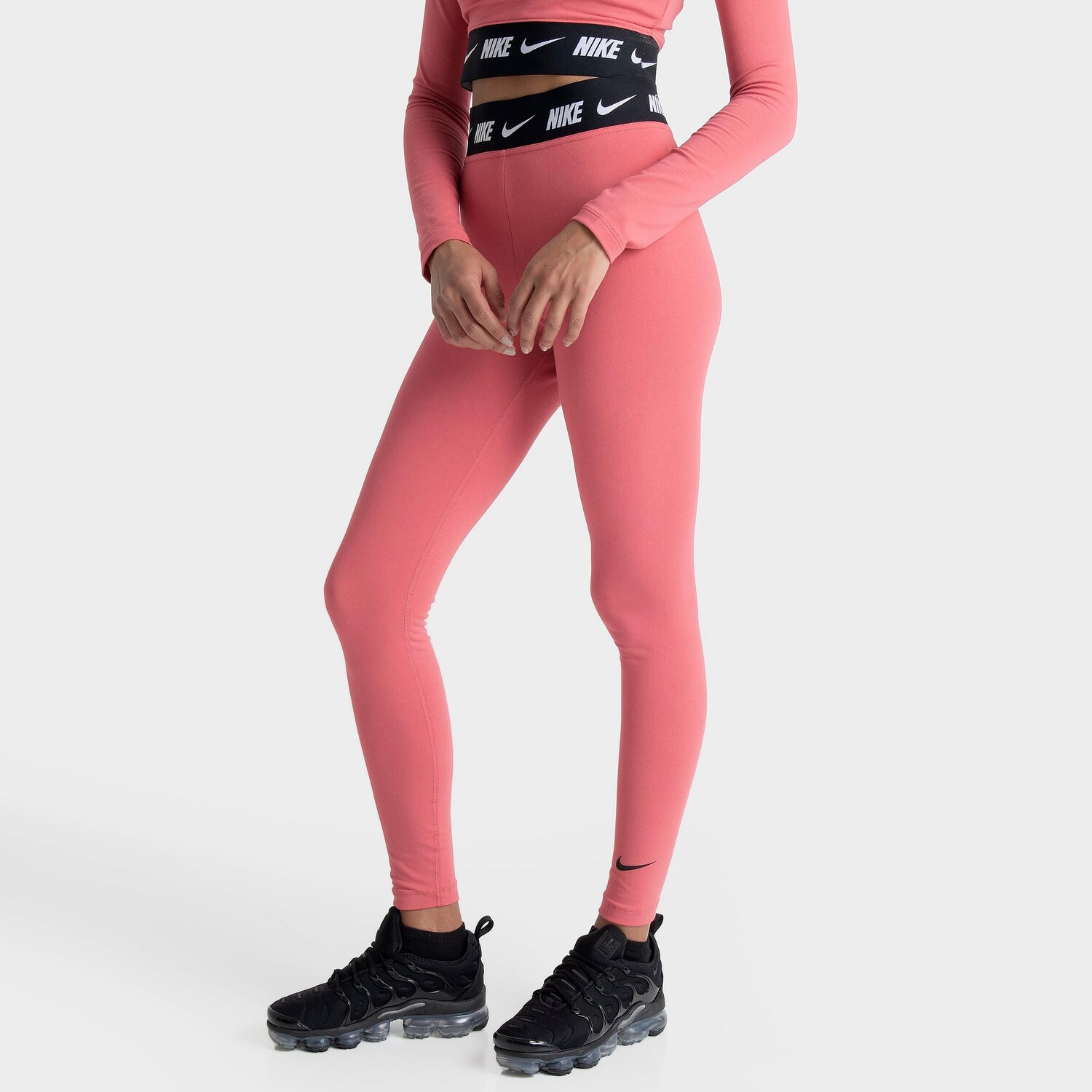 

Леггинсы с высокой талией Nike Sportswear Club, розовый