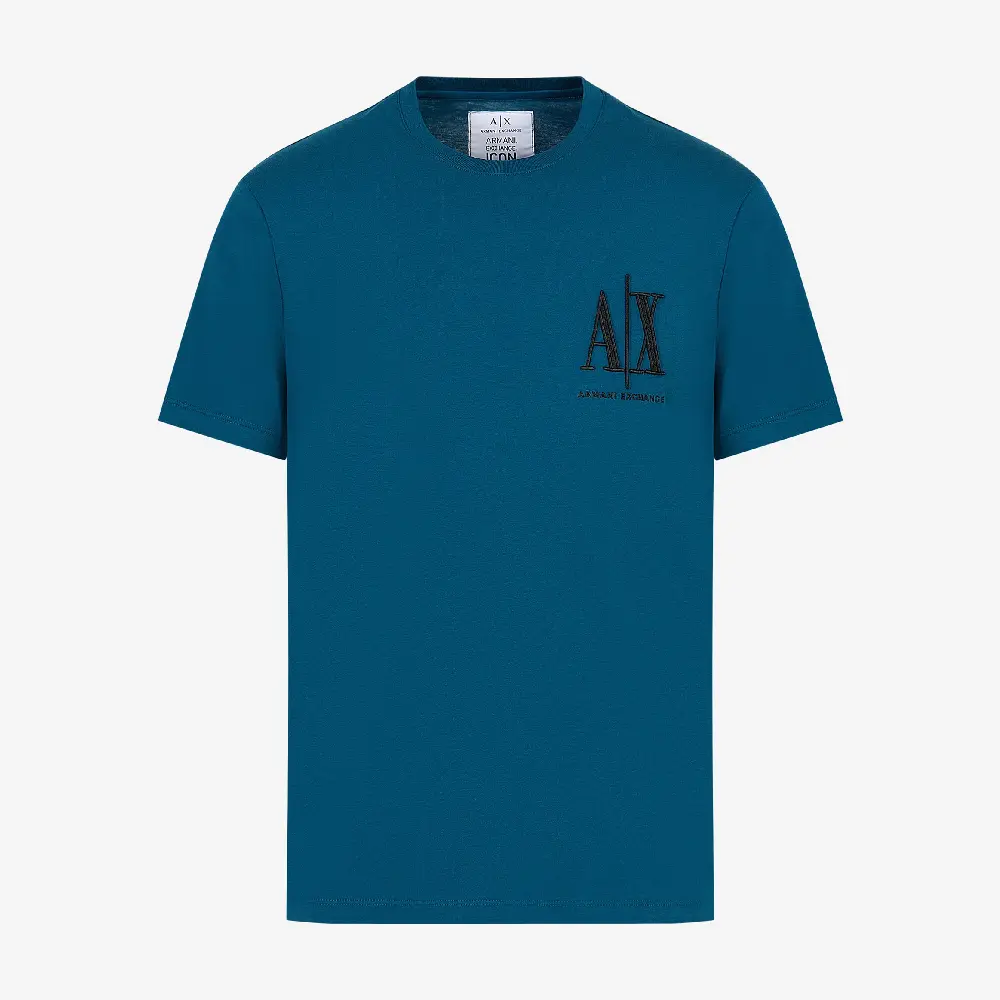 

Футболка Armani Exchange Icon Logo Regular Fit, синий