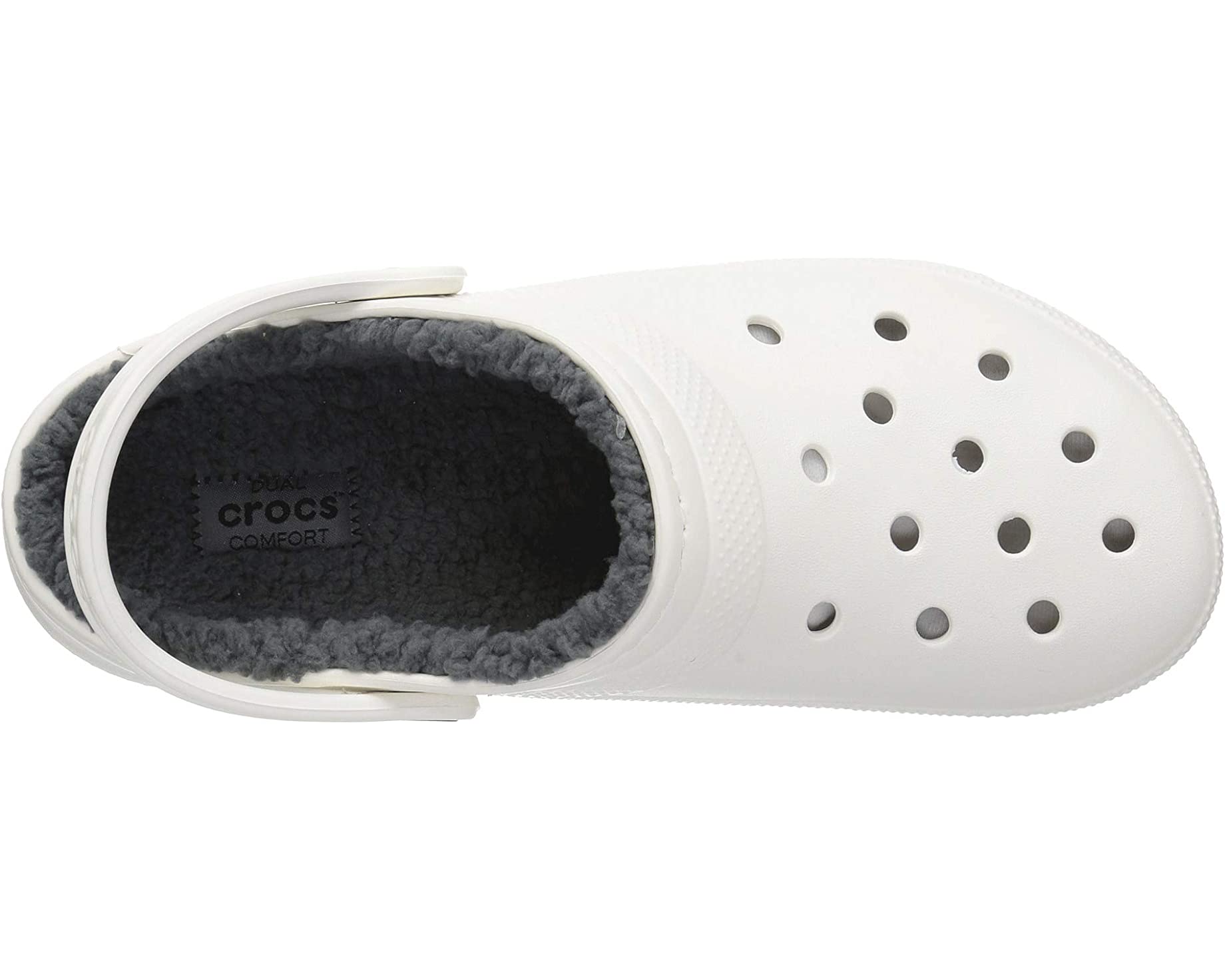 цена Сабо Classic Lined Clog Crocs, белый