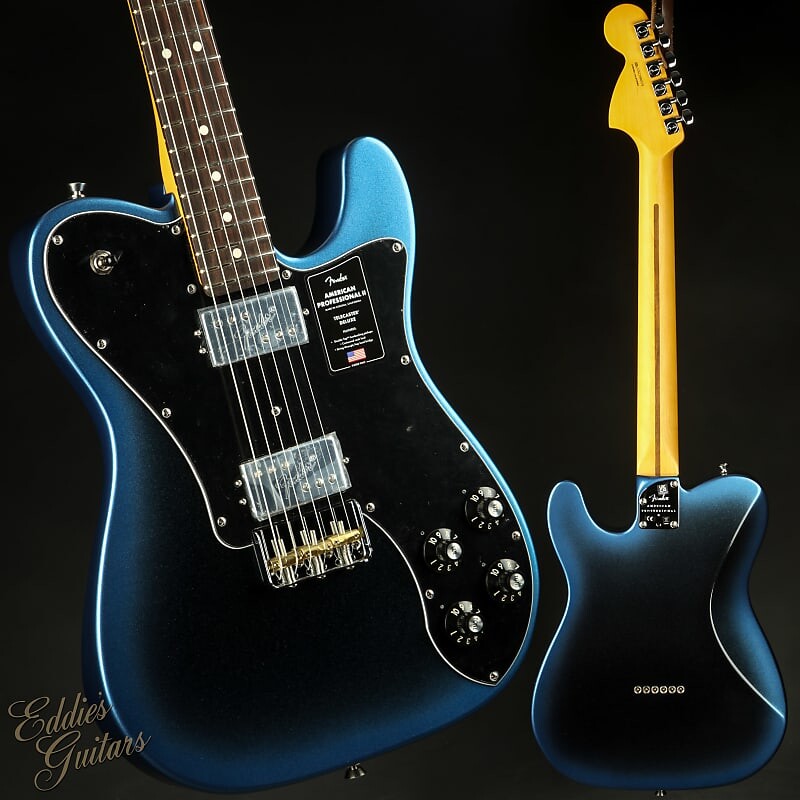 

Fender American Professional II Telecaster Deluxe, палисандр - темная ночь American Professional II Telecaster Deluxe, Rosewood - Dark Night