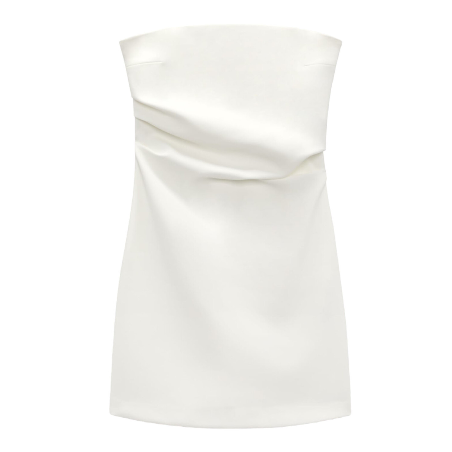 

Платье Zara Strapless Short, белый