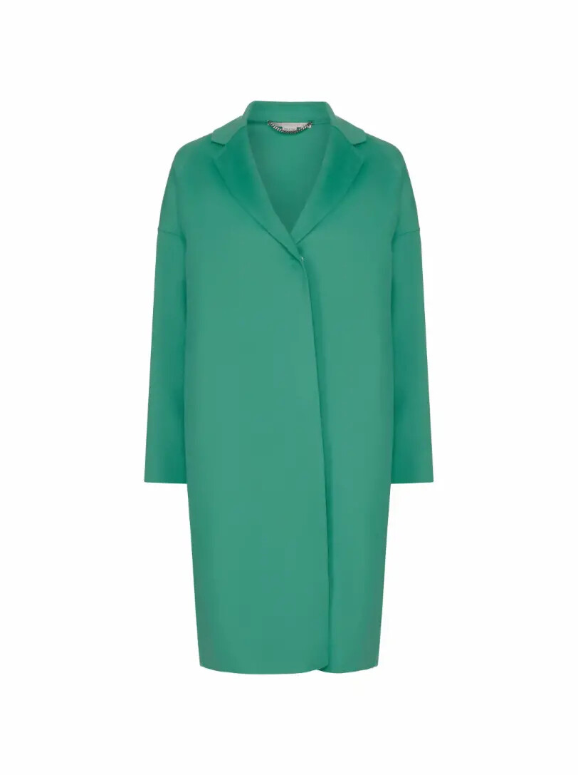 

Шерстяное пальто оверсайз Stella McCartney, Зеленый