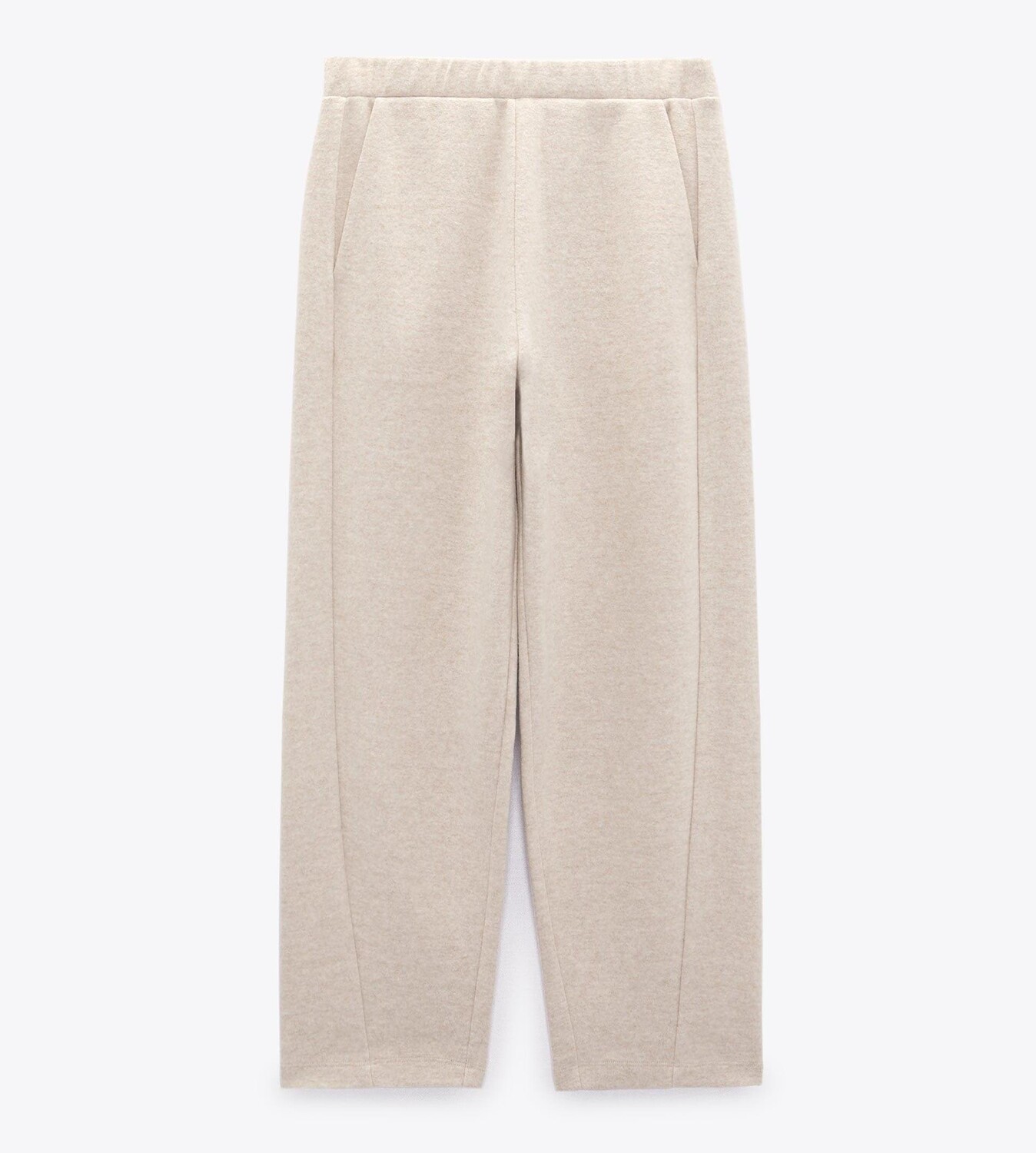 

Брюки Zara Soft Balloon, бежевый