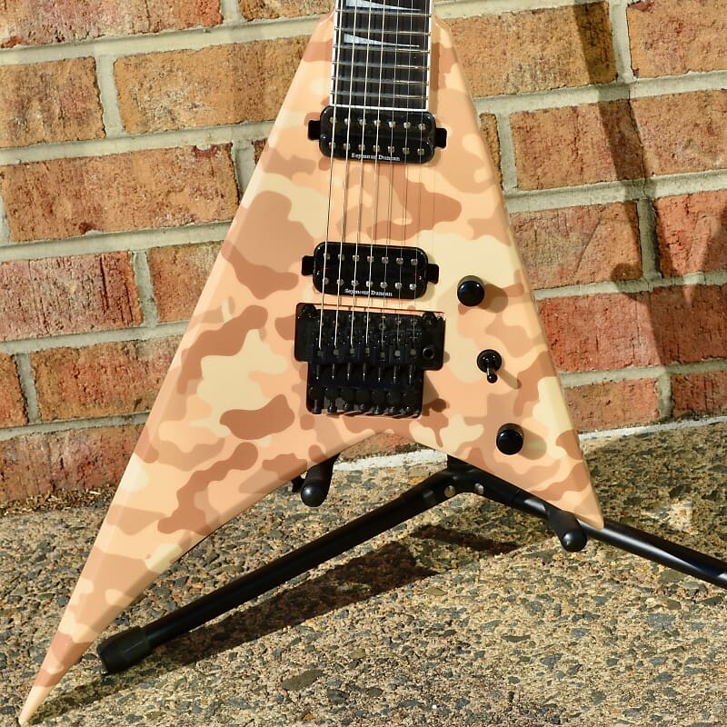 

Серия Jackson Concept Rhoads RR24-7, накладка на гриф черного дерева, камуфляж пустыни Concept Series Rhoads RR24-7, Ebony Fingerboard, Desert Camo
