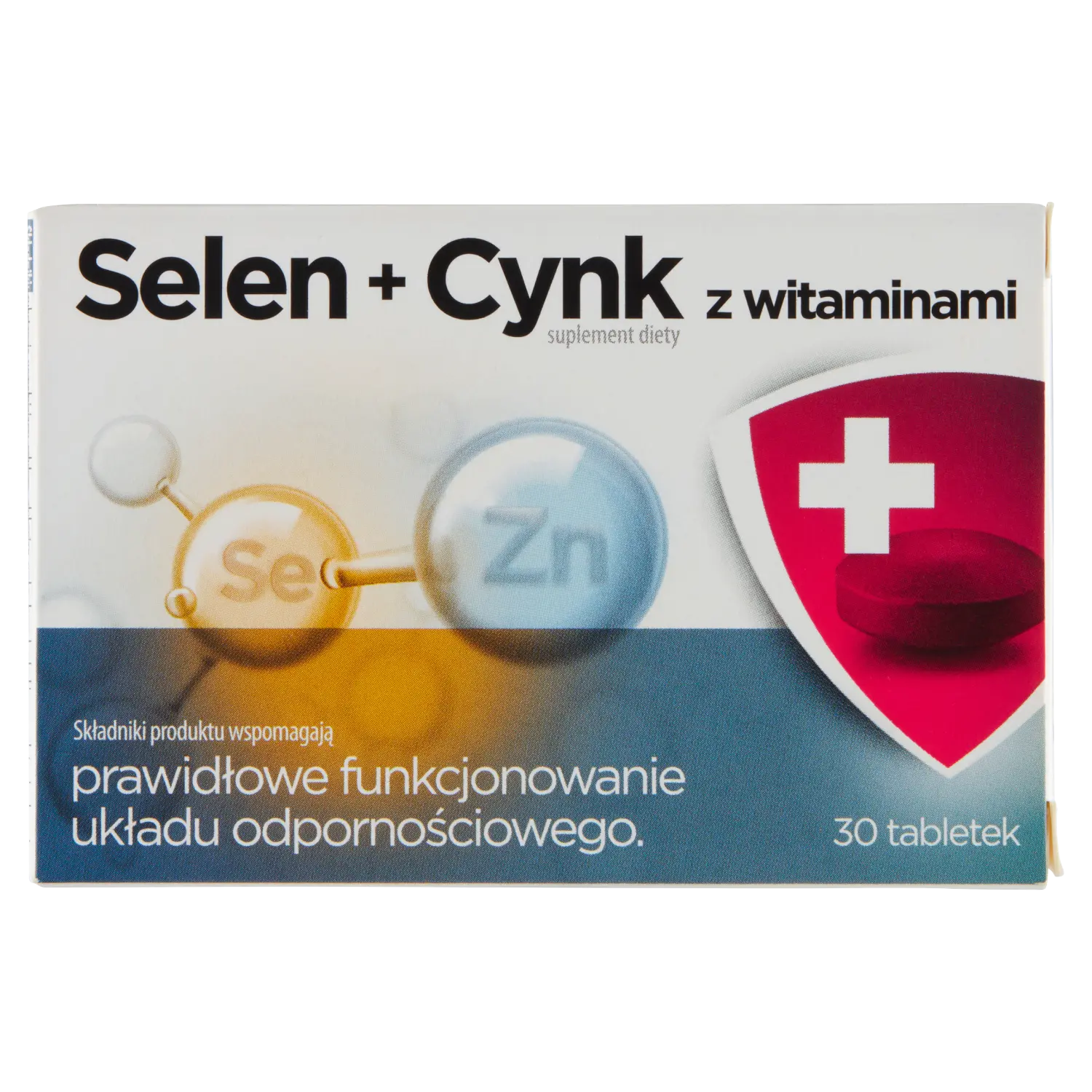 

Selen+Cynk биологически активная добавка, 30 таблеток/1 упаковка