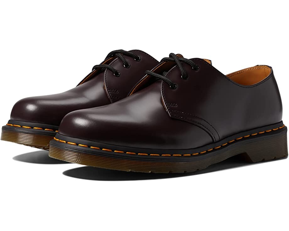 

Оксфорды 1461 Smooth Leather Shoes Dr. Martens, бургундия гладкая