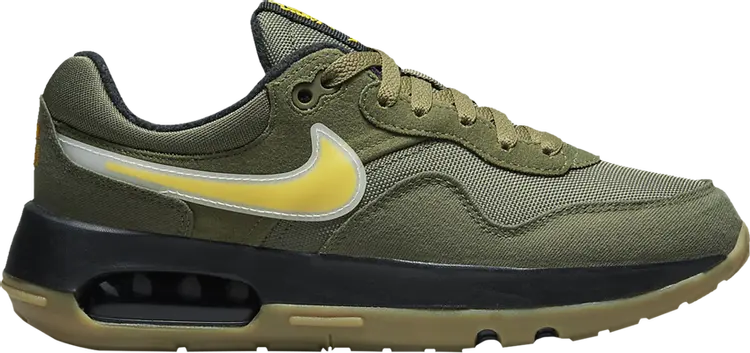 

Кроссовки Nike Air Max Motif Next Nature GS 'Medium Olive University Gold', зеленый