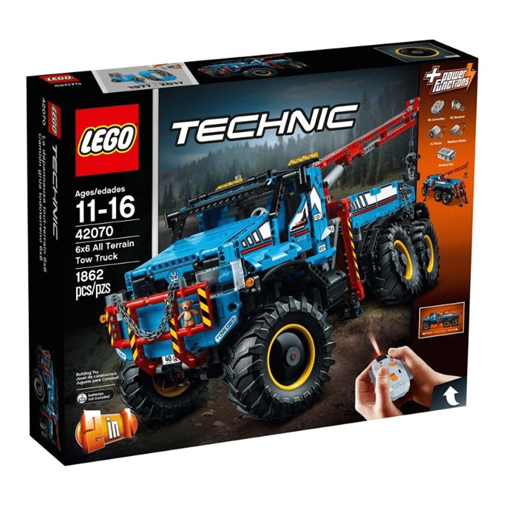 Конструктор LEGO Technic 42070 полноприводный буксировочный автомобиль конструктор lego 42070 technic аварийный внедорожник 6х6