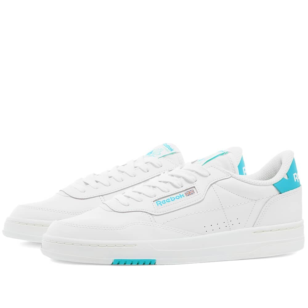 

Кроссовки Reebok Court Peak, белый/голубой
