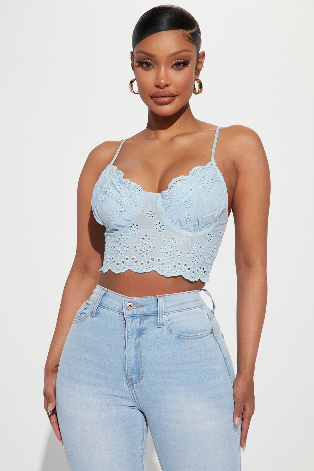 

Топ Fashion Nova BT03166, синий