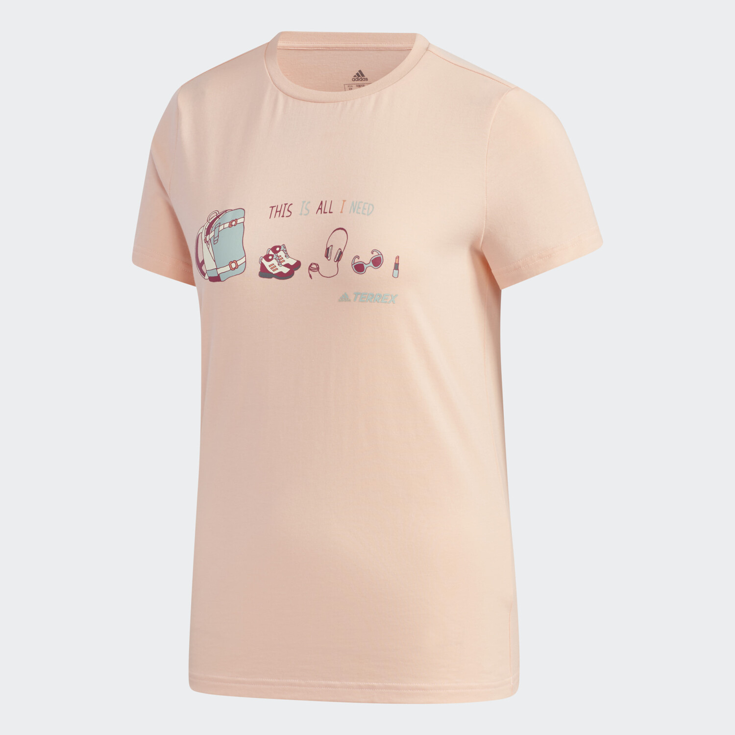 

Футболка Adidas Performance Graphic BAO, бежевато-персиковый, Бежевый
