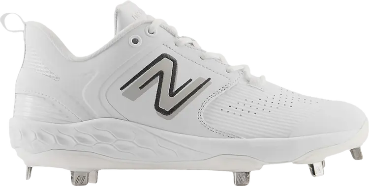 

Бутсы New Balance Fresh Foam X 3000v6 Metal Synthetics 2E Wide 'White Castlerock', белый
