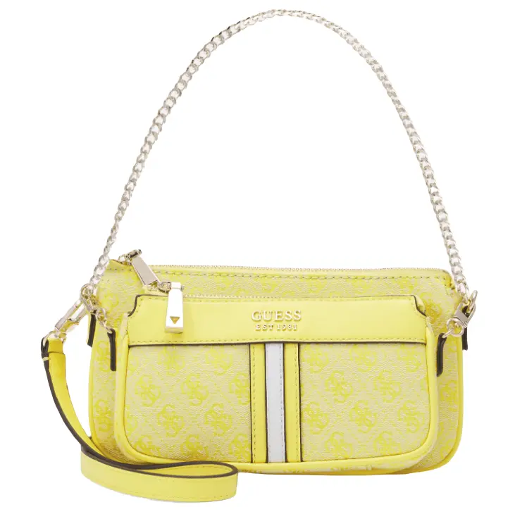

Сумка кросс-боди Guess Kasinta Double Zip Pouch Set, желтый