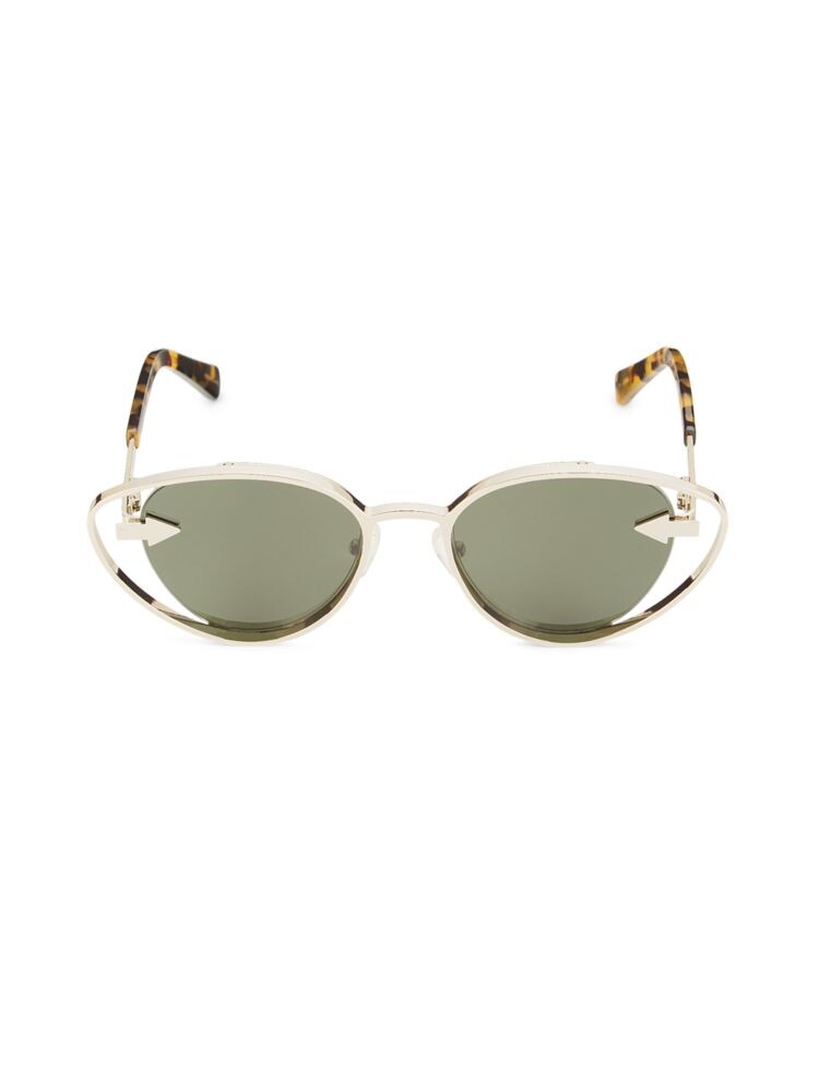 

Солнцезащитные очки «кошачий глаз» Kissy Kissy 51MM Karen Walker, цвет Brown Multicolor