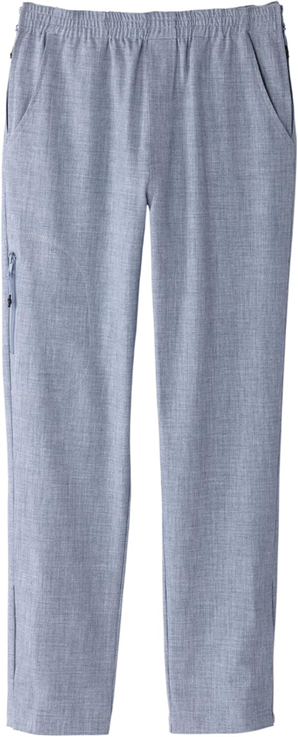 

Льняные брюки с боковой молнией Silverts, цвет Breezy Blue