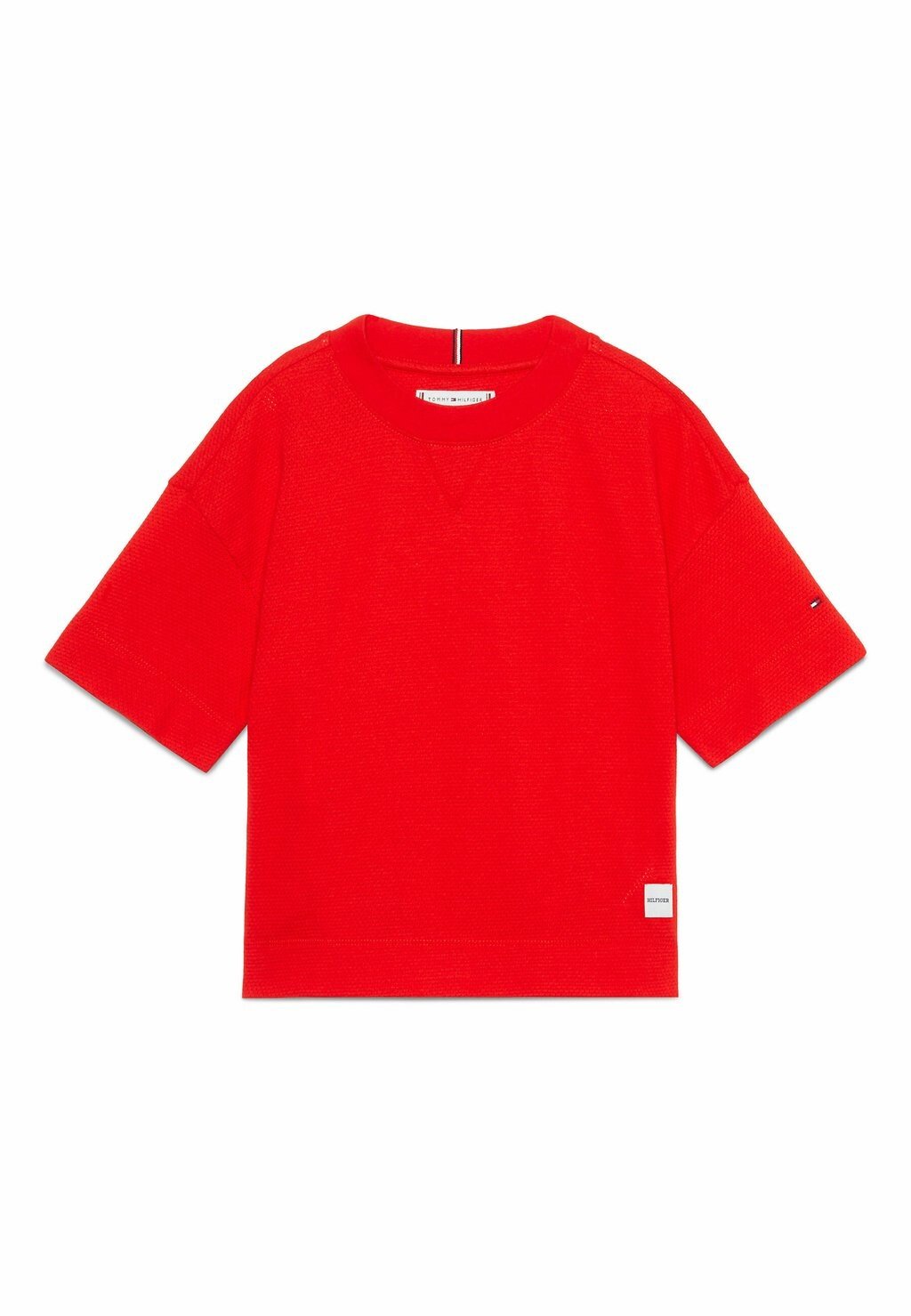 

Базовая футболка Monotype Varsity Tommy Hilfiger, цвет fierce red