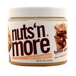 nabil nankhatai fruit n nuts 48gm Nuts 'N More Toffee Crunch - Арахисовое масло с высоким содержанием белка 1 фунт