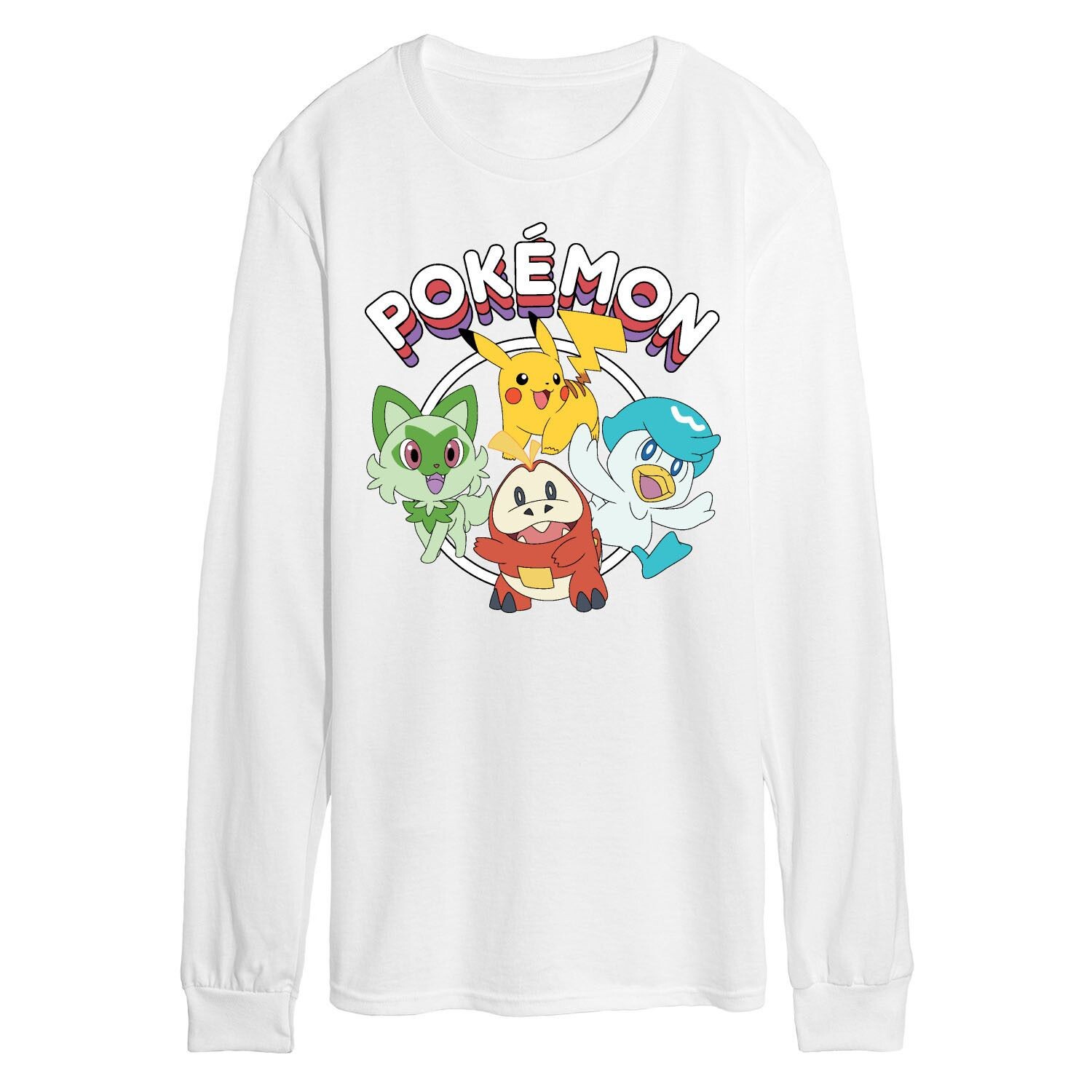 

Мужская футболка с длинными рукавами и рисунком Pokemon Scarlet
