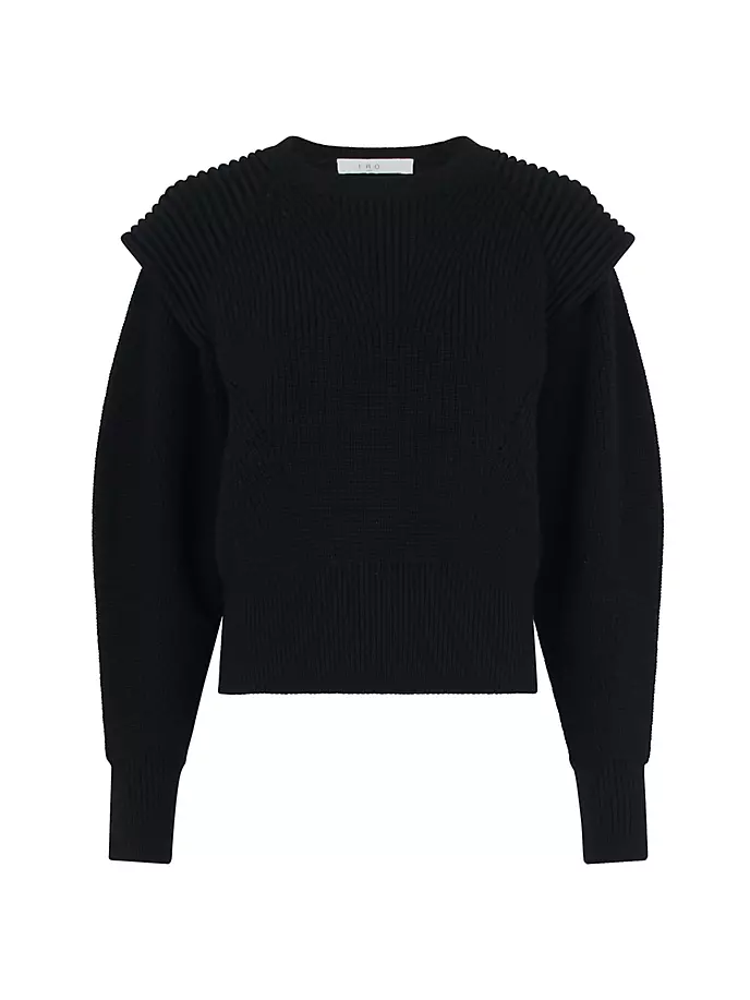 

Шерстяной свитер Ahanu с круглым вырезом Iro, черный